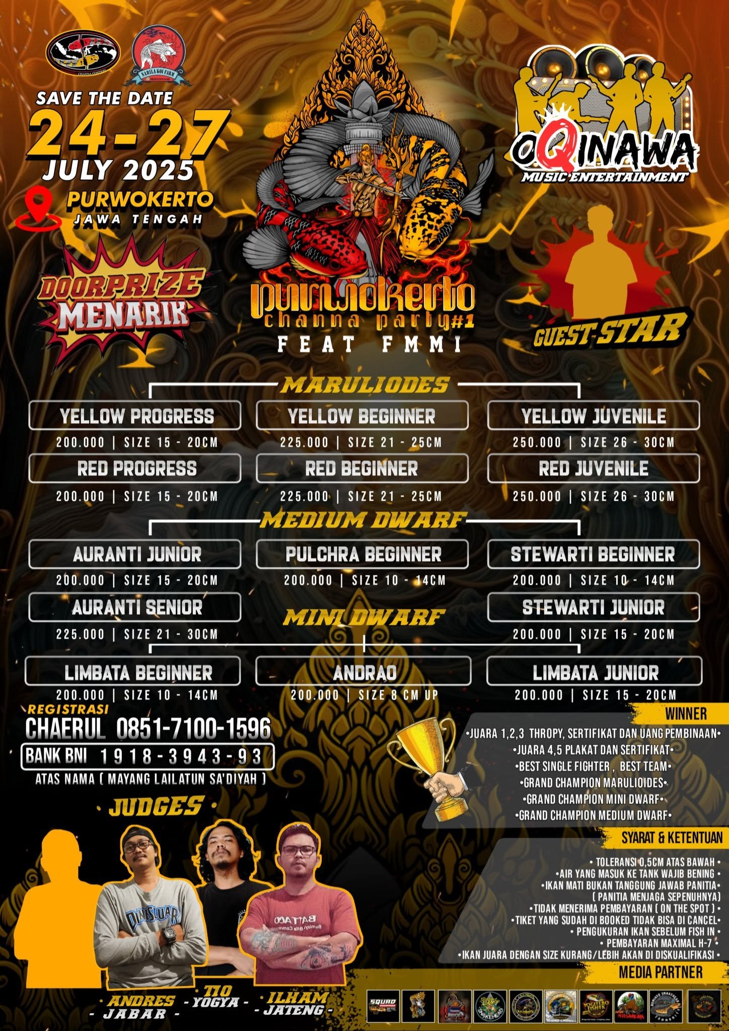 Purwokerto Channa Party #1