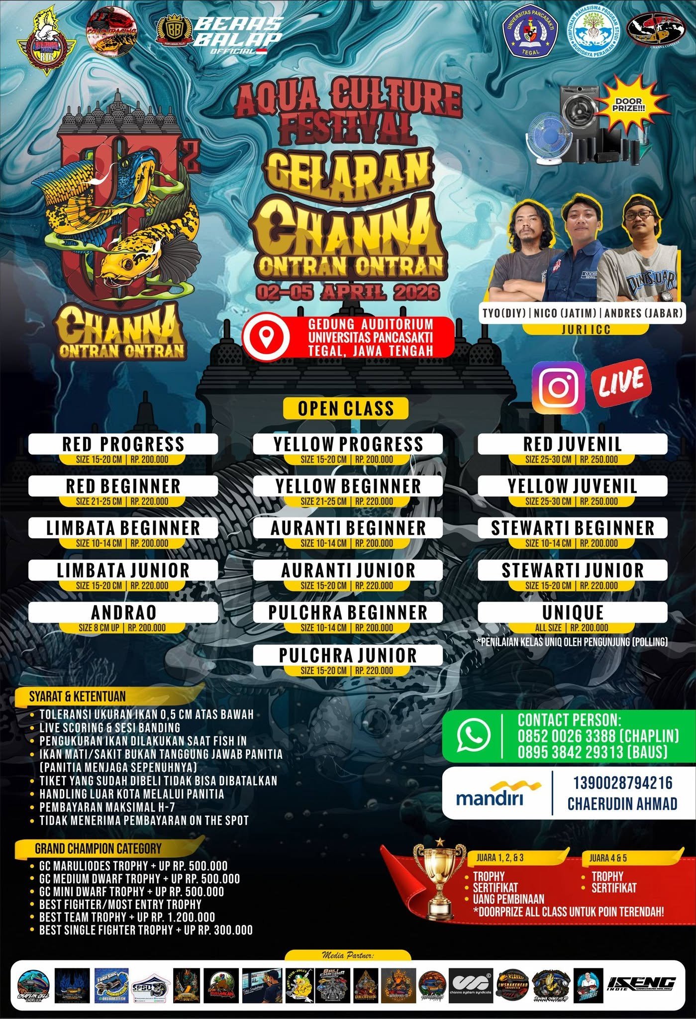 Aqua Culture Festival - Gelaran Channa Ontran Ontran